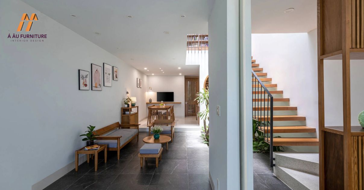 bố trí nội thất nhà phố 3 tầng