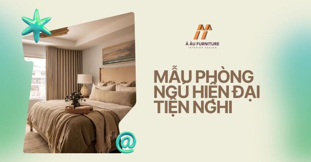 thiết kế nội thất phòng ngủ hiện đại