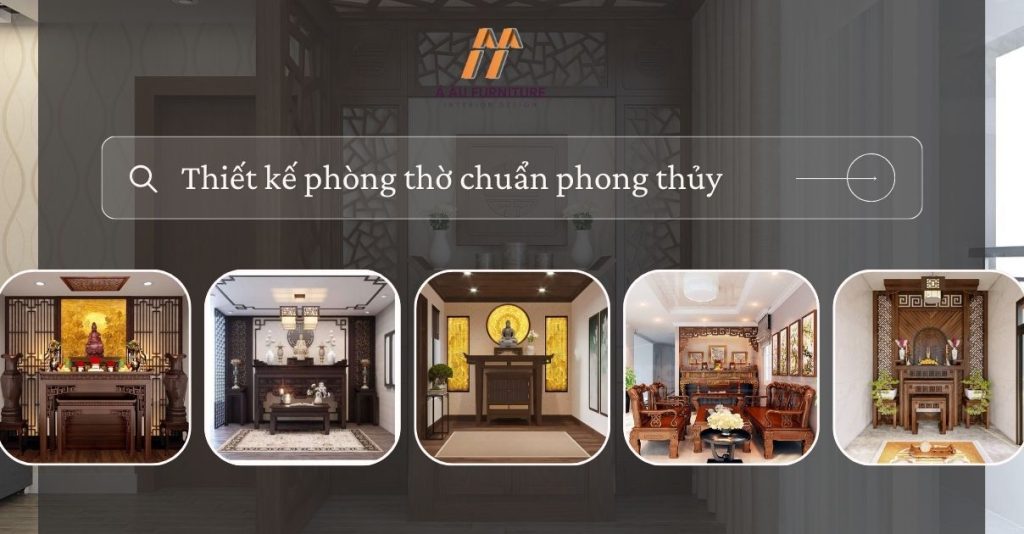 thiết kế phòng thờ